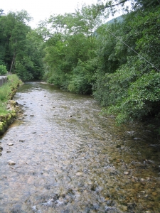 Dernier moment de calme avant les gorges...