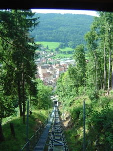 Le funiculaire entre St-Imier et le Mont-Soleil