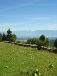 Vue sur les Alpes