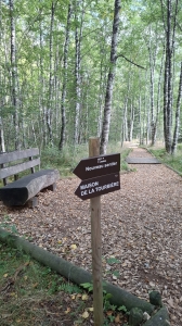 Le sentier est fléché