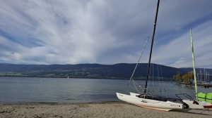 La plage d'Yvonand