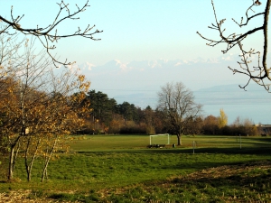 Vue sur les Alpes