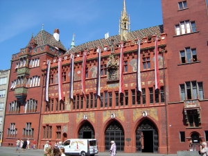 L'hôtel de ville de Bâle (Rothaus)