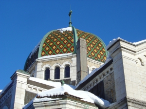 La coupole de la synagogue