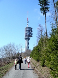 L'arrivée à la tour du Gibloux