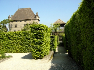 Le jardin des cinq sens, un labyrinthe!