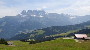 Les Dents du Midi, depuis la Foilleuse