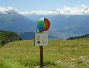 Panneau didactique du Sentier des énergies