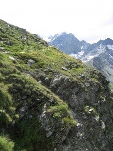 Le sentier pour la cabane