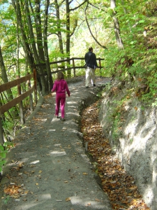 Le bisse du Poteu (à sec ce jour-là)