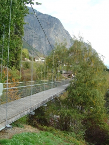 Le pont suspendu