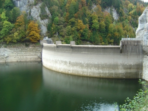 Le barrage du Châtelot