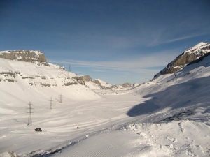 Descente vers le Daubensee