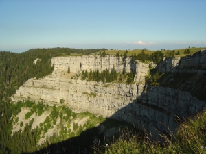 Le Creux-du-Van en fin de journée