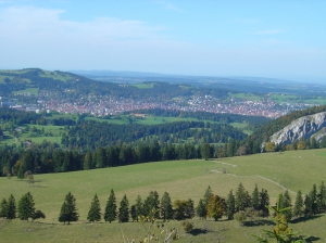 Vue sur La Chaux-de-Fonds