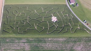 Le labyrinthe, vu d'avion