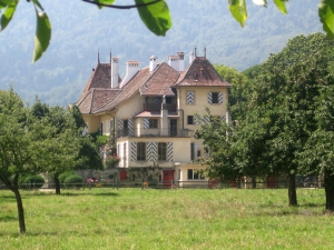 La maison de maître, sans doute la plus belle du hameau, vue depuis l'ouest