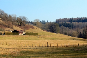 Le chemin du retour passe vers cette maison