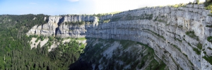 Vue panoramique sur le Creux-du-Van