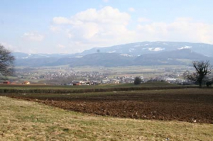 Vue sur la vallée de Delémont