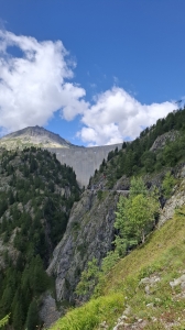 Le barrage d'Emosson