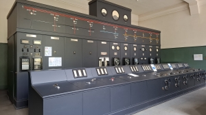 Ancien centre de contrôle, au musée hydroélectrique CFF Châtelard-Barberine