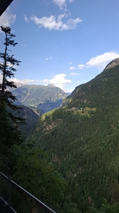Depuis le Mont-Blanc Express