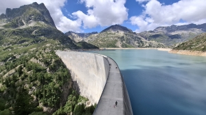 Le barrage d'Emosson