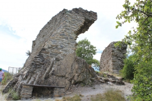 Les ruines du château de Montorge