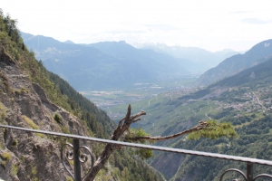 La vue depuis le sentier