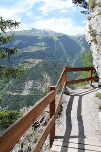 Depuis le sentier, la vue est imprenable