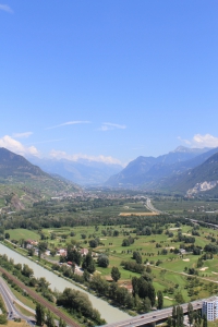 Vue sur la vallée du Rhône