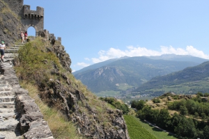 Pendant la montée à Tourbillon