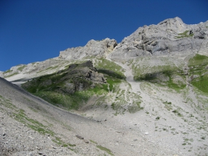 La descente dans le Combe des Andins