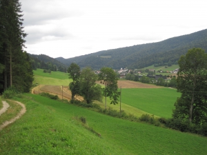 Buttes, vu depuis La Maisonnette.