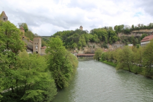 Vue sur le pont de Berne, depuis le chemin des Archives