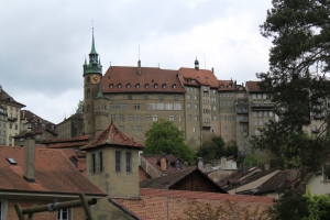 Vue depuis la place de jeux du chemin de la Motta