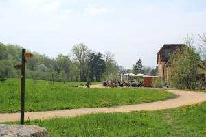 La crêperie et sa terrasse