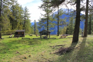 Place de pique-nique au Col des Planches