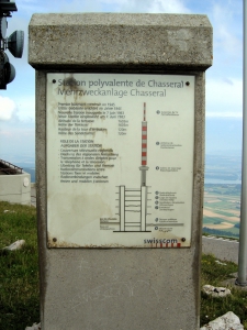 Quelques données techniques concernant l'antenne de Chasseral