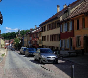 La Rue Louis-Favre, vue d'en haut