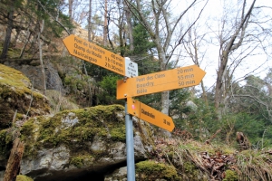 Au Pont de Vert, pour le retour, suivre 