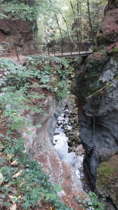 Pont enjambant les gorges