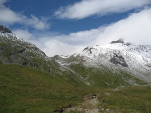 Euloi et montée en direction du col de Fénestral