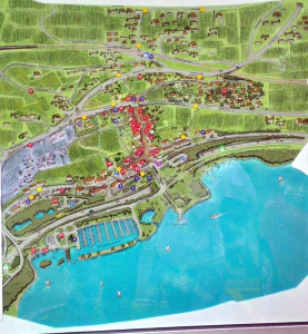 Plan du village et des environs