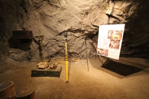 Objets exposés à l'intérieur des mines