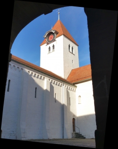 L'église, vue du cloître