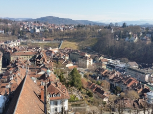 Depuis la cathédrale, vue à l'est