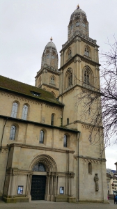 La Grossmünster (grande cathédrale)