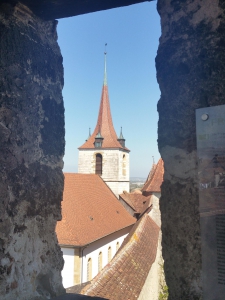 Le clocher de l'église allemande